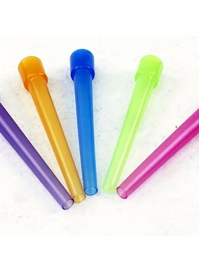 Disposable Hookah Mouthpieces No 7 3 54 Inch 50 Packs Multi Color Plastic Tips - Image 5